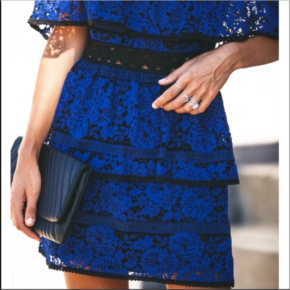 Renegade Crochet Lace Tiered Dress - Picture 4 of 5